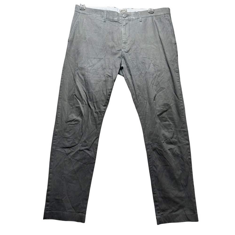 J Crew Chino Pants Men 34x30 Black Re-Imagined Stretch Slim AR885
